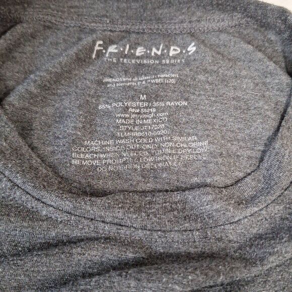 1990s Friends Graphic T-shirt Popular TV SitCom Series Size M - Picture 2 of 7